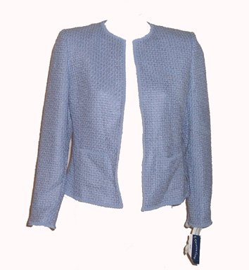 Charter Club Lilac Boucle Blazer Jacket Sz 14
