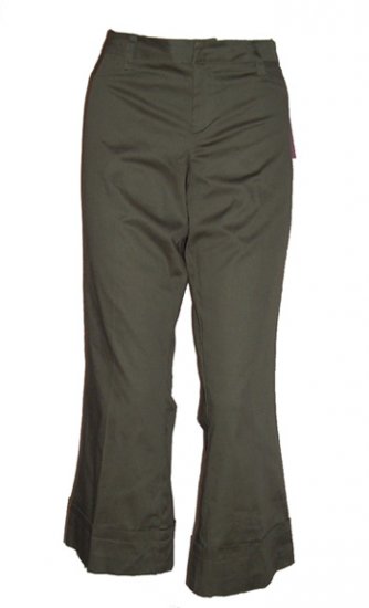 XOXO Army Green Cropped Capris Sz 13