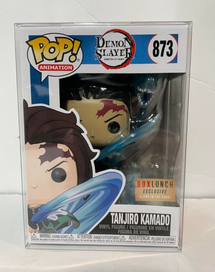 Funko Pop Demon Slayer Tanjiro Kamado 873 Glow GITD Box Lunch BoxLunch