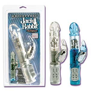 Jack Rabbit Waterproof Vibrator - Blue
