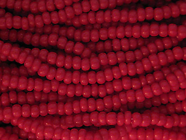 11/0 CZECH GLASS SEED BEADS OPAQUE MAHOGANY