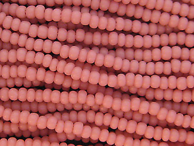 11/0 CZECH GLASS SEED BEADS OPAQUE DUSTY ROSE 1 HANK