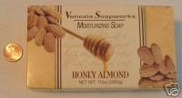 Venzia Soapworks Huge (10 oz.) Bar HONEY ALMOND Soap
