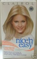 Clairol NICE'N EASY Hair Color 99 Natural Palest Blonde NICE AND EASY