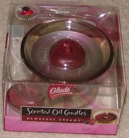 GLADE Scented Oil Candle Holder + Refill-DEWBERRY DREAM