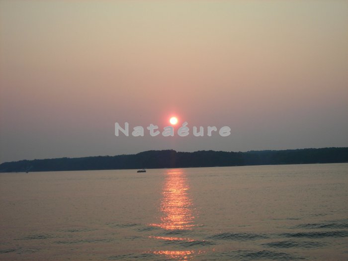 Sunset on Lake Gaston 8x10