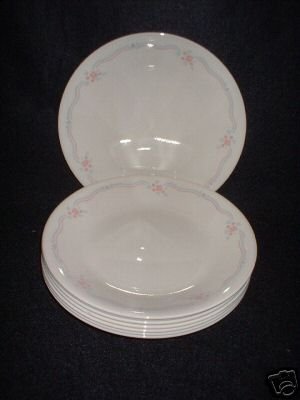 Corelle English Breakfast Bread Butter Plates x 8