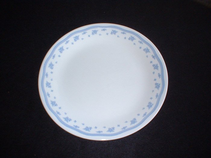 Corelle Corning Ware Morning Blue Dinner Plates x 4