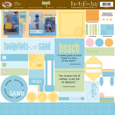 TLC HOT FUDGE Beach 12 x12 Kit