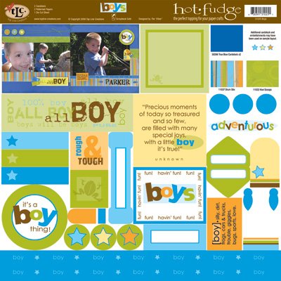 TLC HOT FUDGE Boys 12 x12 Kit