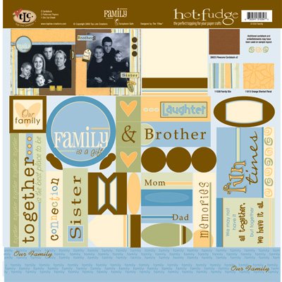 TLC HOT FUDGE Family 12 x12 Kit