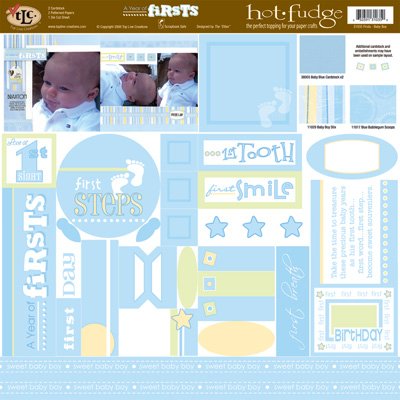 TLC HOT FUDGE Firsts - Baby Boy 12 x12 Kit