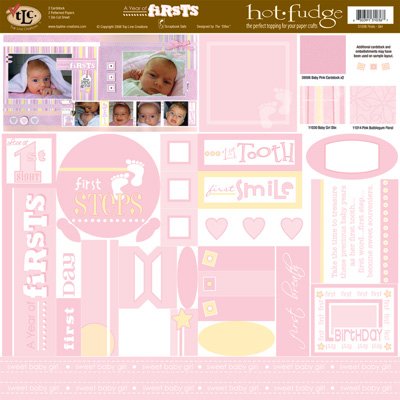 TLC HOT FUDGE Firsts - Baby Girl 12 x12 Kit