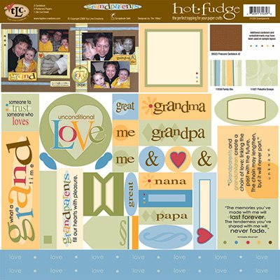 TLC HOT FUDGE Grandparents 12 x12 Kit