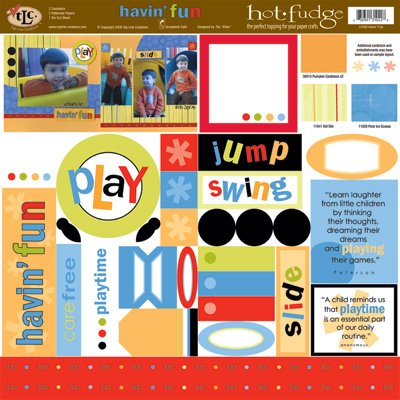 TLC HOT FUDGE Havin' Fun 12 x12 Kit