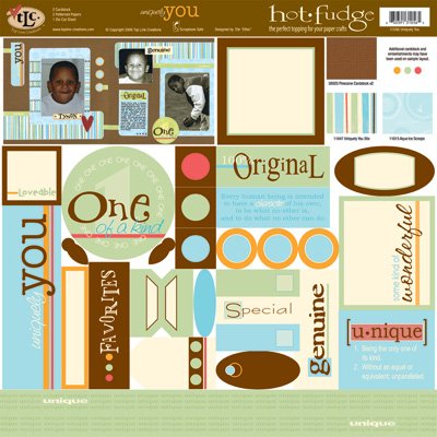 TLC HOT FUDGE Uniquely You 12 x12 Kit