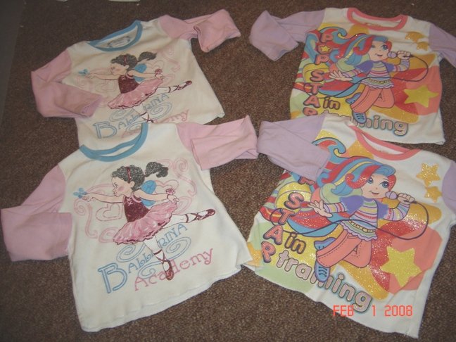 Twin Girls Lot 24M Childrens Place Longsleeve tees EUC