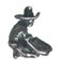Miner Pewter Mini Figurines Lot of 5