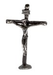 Jesus on Cross Pewter Mini Figurines Lot of 5