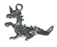 Dragon Pewter Charms Lot of 12