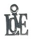 Love Pewter Charms Lot of 12