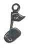 Golf Pin Pewter Charms Lot of 12