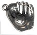 Baseball Mitt Pewter Charms Lot of 12