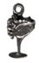 Wine Glass Pewter Charms Lot of 12