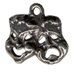 Masks Pewter Charms Lot of 12