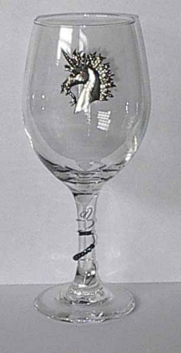 Pewter Unicorn Wine Glass Free Shipping