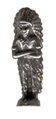 Indian Pewter Mini Figurines Lot of 5