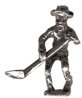 Miner W Shovel Pewter Mini Figurines Lot of 5