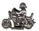 Biker Pewter Mini Figurines Lot of 5