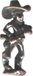 Cowboy Pewter Mini Figurines Lot of 5