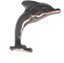 Dolphin Pewter Mini Figurines Lot of 5