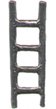 Ladder Pewter Mini Figurines Lot of 5