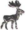 Moose Pewter Mini Figurines Lot of 5