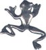 Long Leg Frog Pewter Mini Figurines Lot of 5