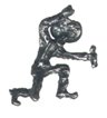 Miner Bending Pewter Mini Figurines Lot of 5