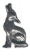 Coyote Pewter Mini Figurines Lot of 5