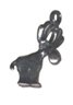 Lot of 12 Pewter Moose Charms Free Shipping