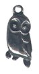 Lot of 12 Pewter Owl Charms Free Shipping
