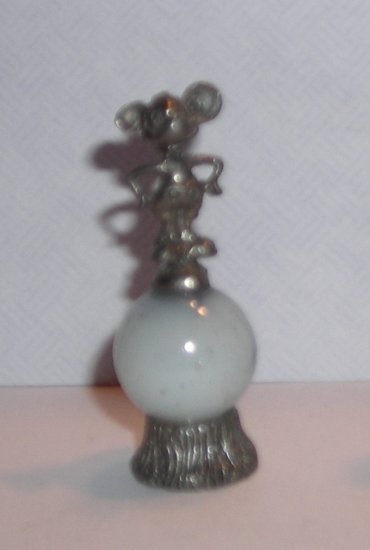 Mickey Mouse Mini Pewter Figurines on Marble