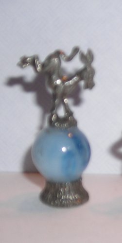 Donkey Mini Pewter Figurines on Marble