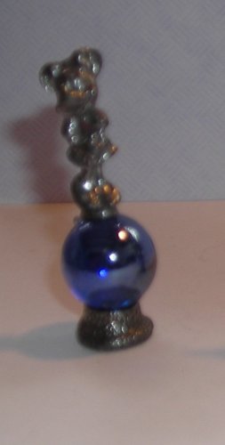 Minnie Mouse Mini Pewter Figurines on Marble Blue