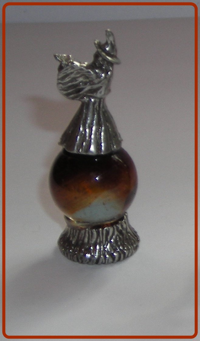 Wizard Mini Pewter Figurines on Marble