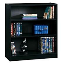 Three Shelf Bookcase - Black