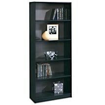 SOLD OUT - 72" Five Shelf Bookcase - Black - Open Box