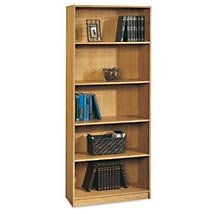 72" Five Shelf Bookcase - Natural Oak