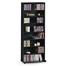 SOLD OUT CD/DVD Multimedia Storage Tower - Black Oak - Open Box - SOLD OUT